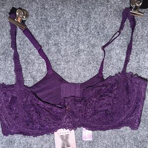 Savage X Fenty 40DDD Romantic Corded Lace Balconette Bra NWT
